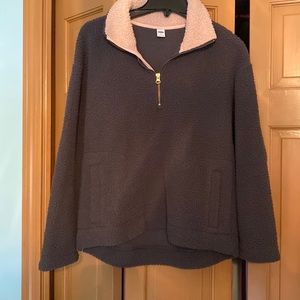 Old Navy Sherpa Quarter Zip Up